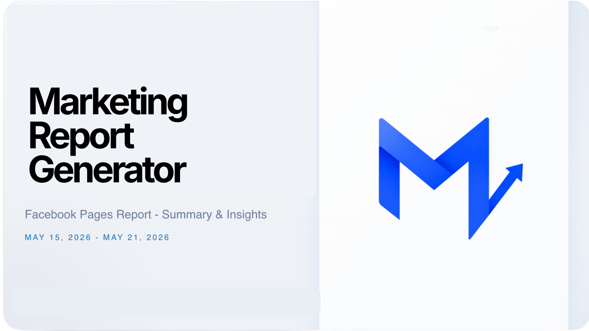 Overview of the report templates available in Measurable